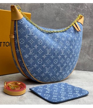 Сумка Louis Vuitton Loop Hobo Monogram Jeans