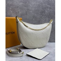 Сумка Louis Vuitton Loop Hobo Monogram White