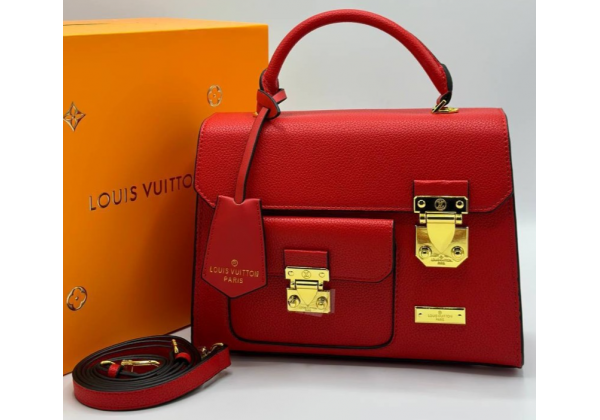 Сумка Louis Vuitton Lockme Pocket Red