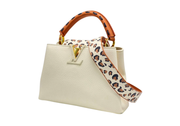 Сумка Louis Vuitton Leopard молочно-белая