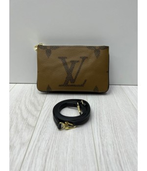 Сумка Louis Vuitton Pochette Felicie GIANT темно-коричневая