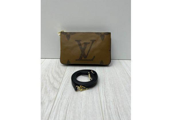 Сумка Louis Vuitton Pochette Felicie GIANT темно-коричневая