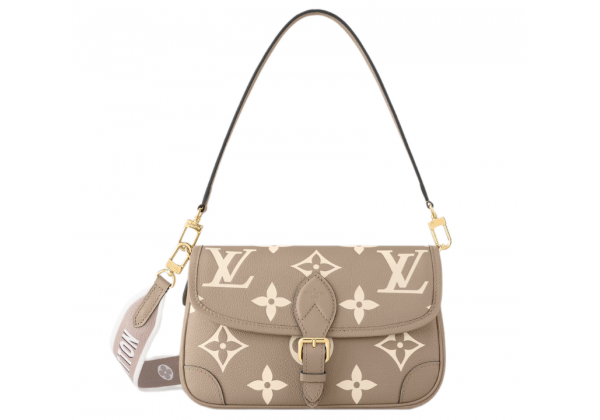 Сумка Louis Vuitton Diane Monogram Empreinte Tourterelle Beige Cream