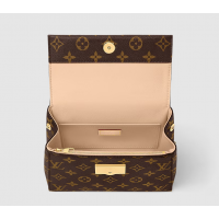 Сумка Louis Vuitton Cluny Monogram Brown с ремнем