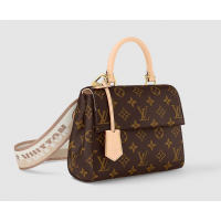 Сумка Louis Vuitton Cluny Monogram Brown с ремнем