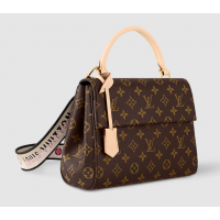 Сумка Louis Vuitton Cluny Monogram Brown с ремнем