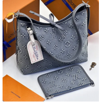 Сумка Louis Vuitton Carryall Monogram Denim Grey Blue