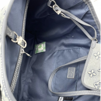 Сумка Louis Vuitton Neverfull Monogram Denim Grey Blue