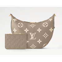 Сумка Louis Vuitton Loop Hobo Monogram Grey Beige