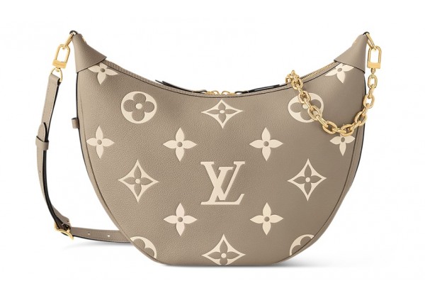 Сумка Louis Vuitton Loop Hobo Monogram Grey Beige