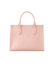 Сумка Louis Vuitton On The Go MM Pink Opale