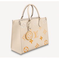 Сумка Louis Vuitton On The Go MM Cream Gold