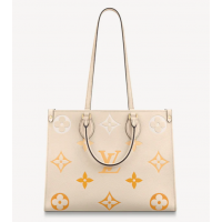 Сумка Louis Vuitton On The Go MM Cream Gold