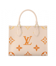 Сумка Louis Vuitton On The Go MM Cream Gold