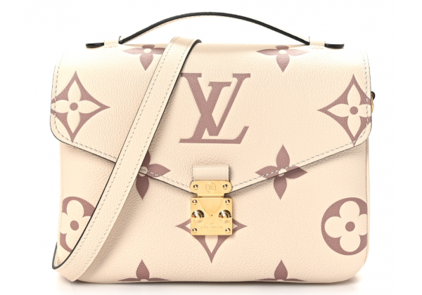 Сумка Louis Vuitton Pochette Metis Monogram Canvas Creme de Rose