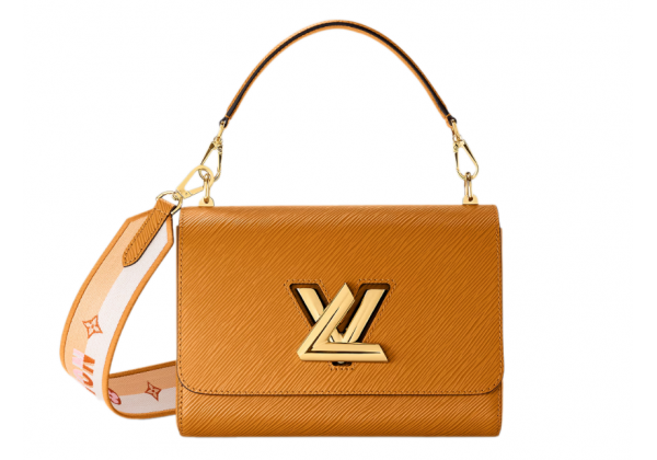 Сумка Louis Vuitton Twist MM Gold Miel Brown