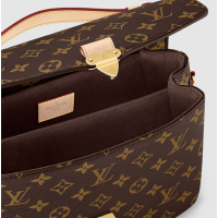 Сумка Louis Vuitton Pochette Metis Monogram Canvas Brown