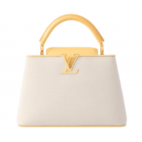 Cумка Louis Vuitton Capucines МM Canvas Plume Yellow