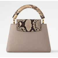 Cумка Louis Vuitton Capucines МM Python Galet