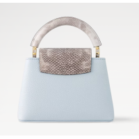 Cумка Louis Vuitton Capucines МM Sea Snake Light Blue