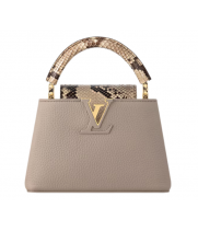 Cумка Louis Vuitton Capucines МM Python Galet