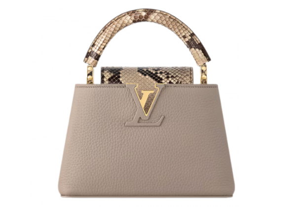 Cумка Louis Vuitton Capucines МM Python Galet