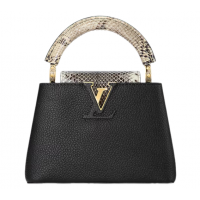 Cумка Louis Vuitton Capucines МM Python Black