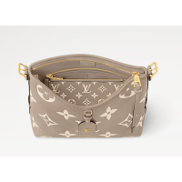 Сумка Louis Vuitton Carry All Monogram Empreinte Tourterelle Gray Creme Beige