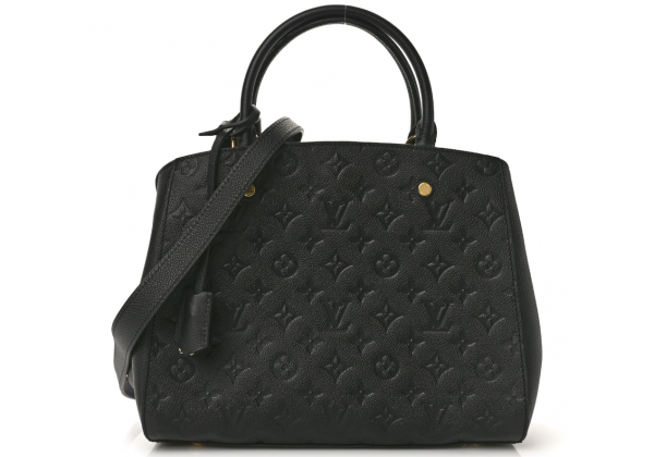 Сумка Louis Vuitton Empreinte Montaigne MM Black