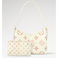 Сумка Louis Vuitton Carry All Monogram Empreinte Bicoclor Latte Chamallow