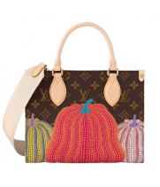 Сумка Louis Vuitton x Yayoi Kusama Onthego PM Monogram Canvas Brown