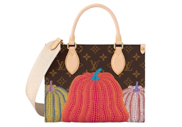 Сумка Louis Vuitton x Yayoi Kusama Onthego PM Monogram Canvas Brown