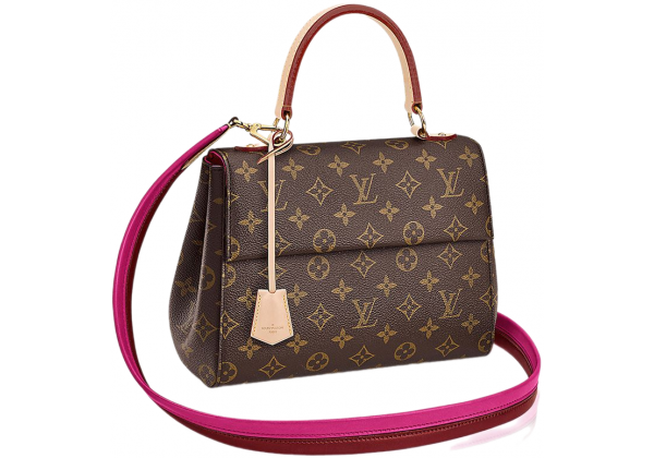 Сумка Louis Vuitton Monogram Cluny Brown Pink