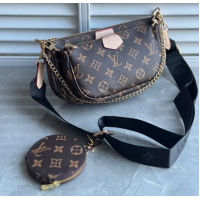 Женская сумка Louis Vuitton Multi Pochette Monogram черная