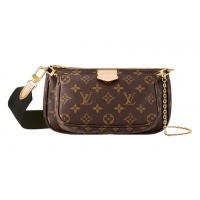 Женская сумка Louis Vuitton Multi Pochette Monogram черная