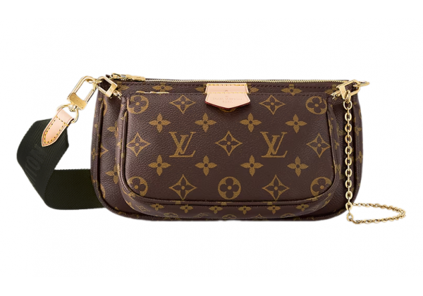 Женская сумка Louis Vuitton Multi Pochette Monogram черная