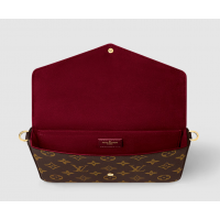 Сумка-клатч Louis Vuitton Felicie Monogram Brown