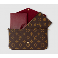 Сумка-клатч Louis Vuitton Felicie Monogram Brown