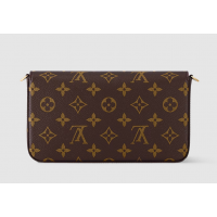 Сумка-клатч Louis Vuitton Felicie Monogram Brown