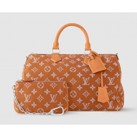 Сумка Louis Vuitton Speedy P9 40 Caramel с плечевым ремнём