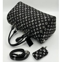 Сумка Louis Vuitton Speedy P9 40 Black с плечевым ремнём