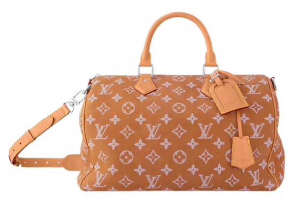 Сумка Louis Vuitton Speedy P9 40 Caramel с плечевым ремнём