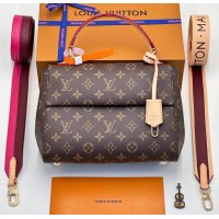 Сумка Louis Vuitton Monogram Cluny Brown Pink