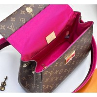 Сумка Louis Vuitton Monogram Cluny Brown Pink