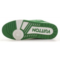 Кроссовки Louis Vuitton Trainer Signature White Green