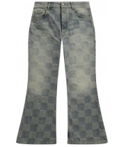 Джинсы Louis Vuitton Chessboard Blue
