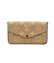 Сумка Louis Vuitton Pochette Felicie GIANT light BEZH бежевая