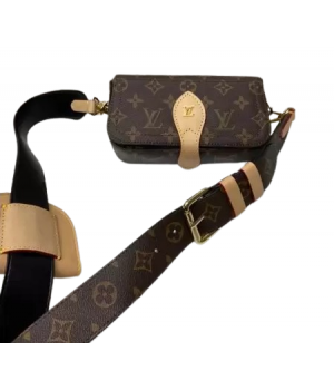 Сумка Louis Vuitton 2 в 1 коричневая