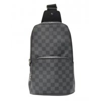 Сумка Louis Vuitton Avenue Sling Bag в клетку серая