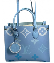 Сумка Louis Vuitton On The Go MM big blue